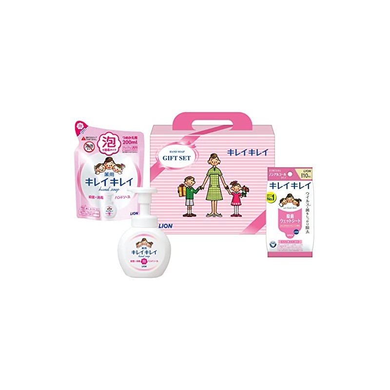 Kirei Kirei Hand Soap Gift Assortment (LKG-10V) [Move Greetings, Family