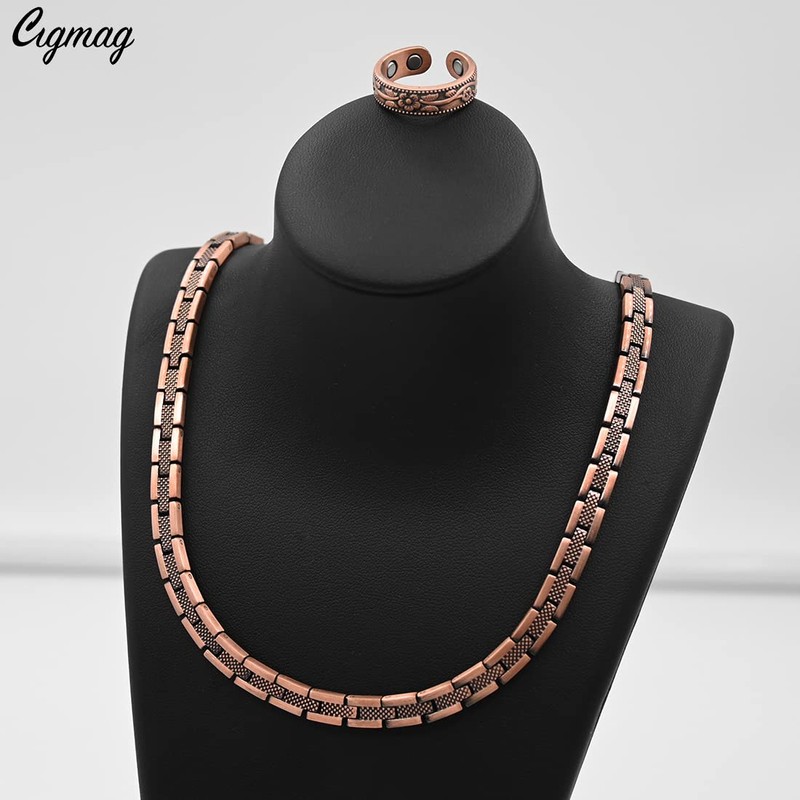 Cigmag Copper Necklace for Men Women - Magnetic Necklace 99%
