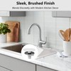 ZGGAZCA 4Pcs Sink Hole Cover Plastic Faucet Caps Kitchen Plug
