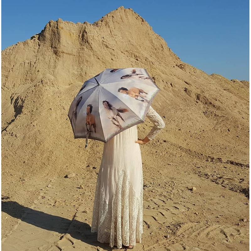 VON LILIENFELD Folding umbrella "Wild Horses"