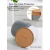 Nucookery 360° Rotating Utensil Holder, 7.2" Large Utensil Crock, White