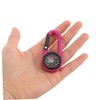 Kisangel Compact Mini Compass Carabiner Hook for Hiking Camping Emergency