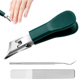 Angled Nail Clippers | Anti-Splash Nail Cutter - Professional Personal Care Tools, Multifunctional Fingernail Trimmer for Home Manicure