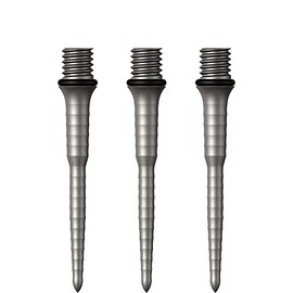 Mission Darts Points Titan Ripple | Titanium Conversion Point | 30mm | Black (X2660)