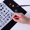 18 Pieces Scratch Art Tools, Scratching Drawing Painting Pen Dual