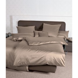Janine Mako Satin Bed Linen, Plain Colours, 40 cm x 80 cm