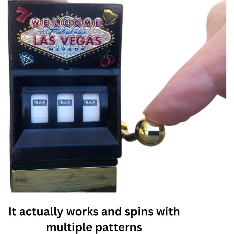 Slot Machine Magnet Pencil Sharpner Las Vegas Casino Party Decorations