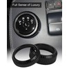 AUGREX Upgrade Volume/Gear Shift Switch Control Knob Trim Metal Button