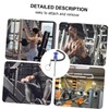 SUPVOX 3pcs Professional Fitness Accessories Metal Structure Pulley Machine Grip