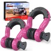 Nilight Nilight 2 Pack 3/4" D-Ring Shackle with 7/8" Screw