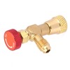 Air Conditioning Safety Valve 5/16in to 5/16in Thread R42/410 Refrigerant