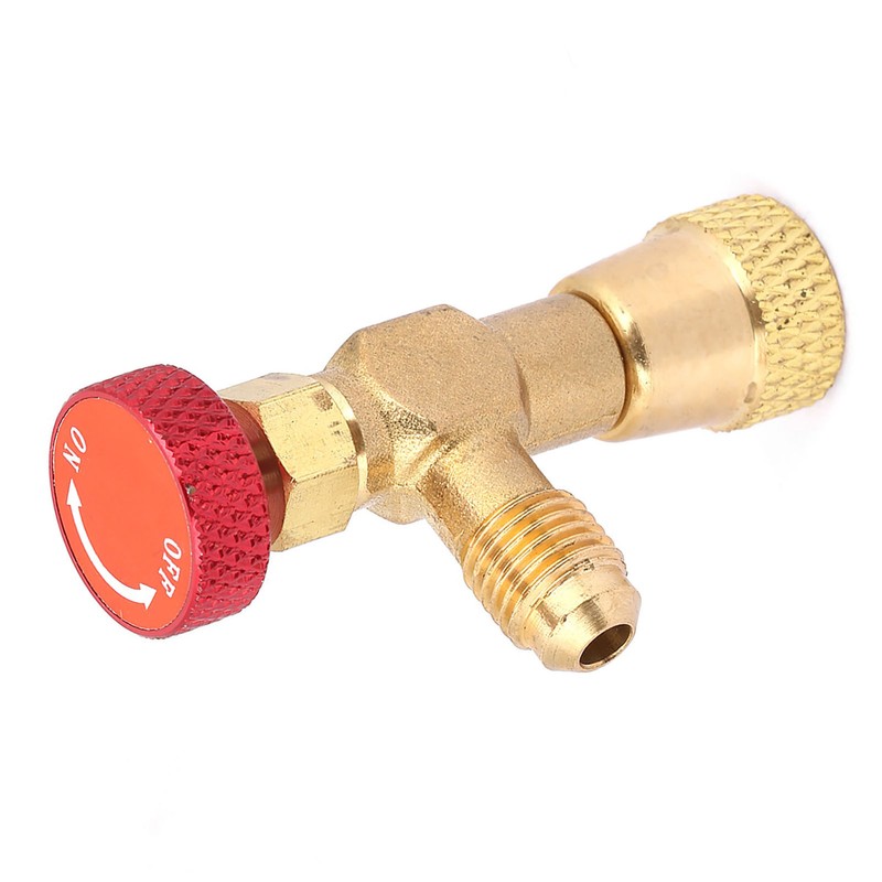 Air Conditioning Safety Valve 5/16in to 5/16in Thread R42/410 Refrigerant