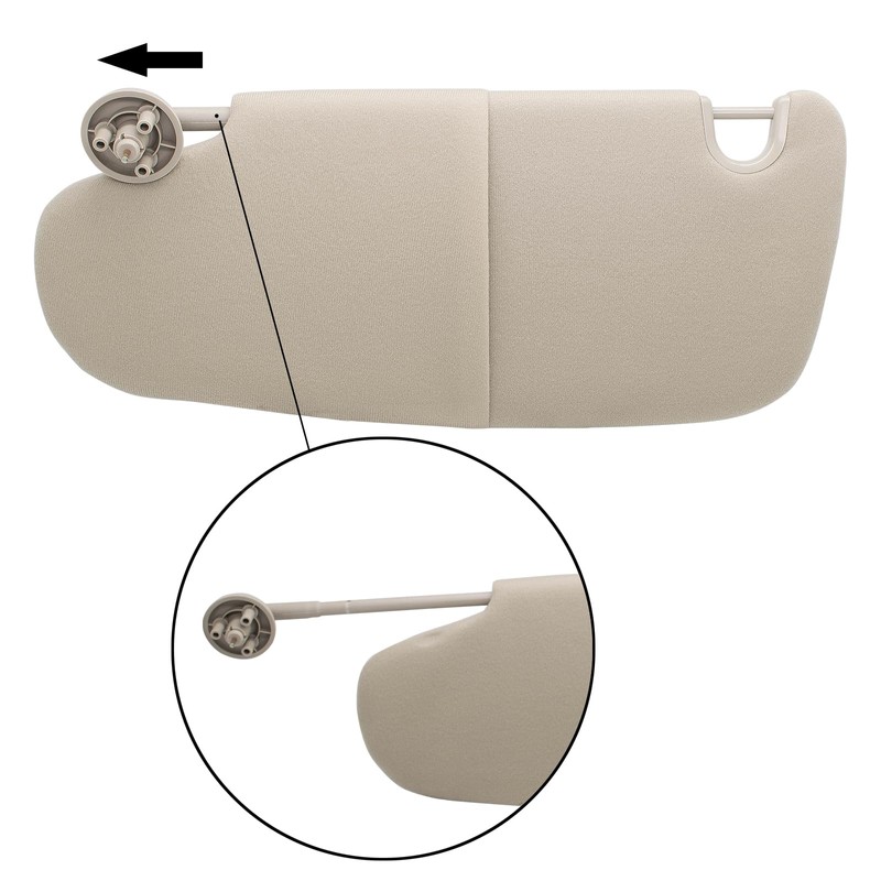 NHILES Left Driver & Right Passenger Sun Visor Compatible with
