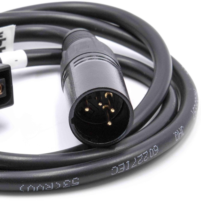 vhbw D-Tap (w) to XLR 4-Pin (M) Compatible with Practilite
