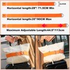 TOOVREN 2-in-1 Travel Belt for Luggage Straps Add a Bag