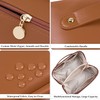 Cosmetic Bag, Large Capacity PU Waterproof Storage Makeup Bag,Open Flat