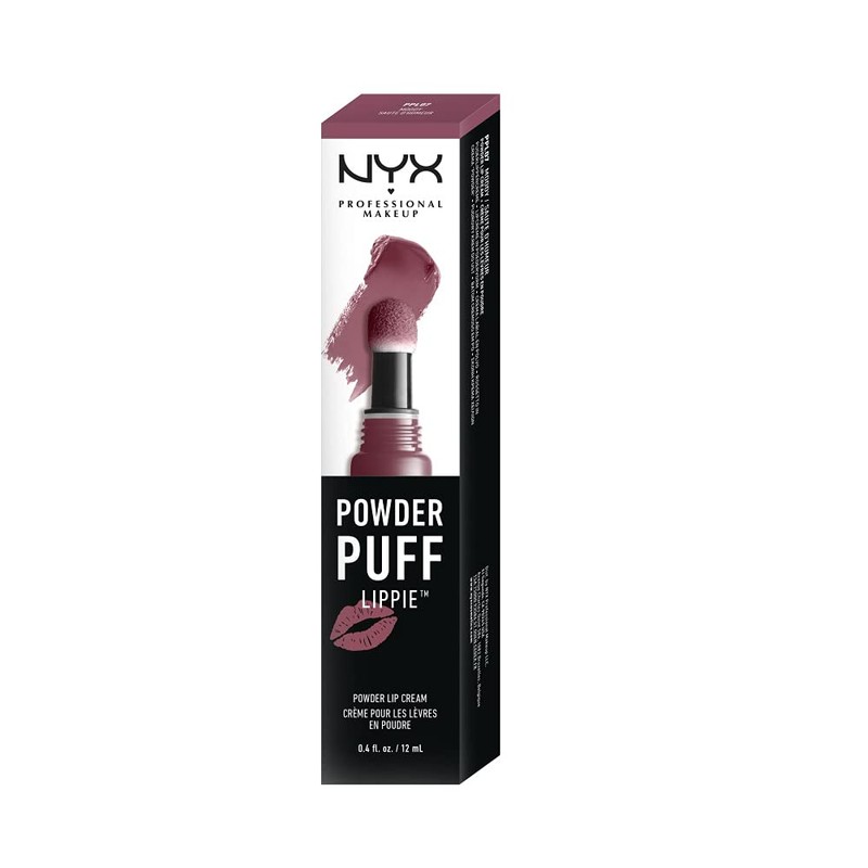 NYX Professional Makeup Powder Puff Lippie Liquid Lipstick-Moody, 0.021 kg
