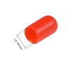 uxcell 100pcs Rubber End Caps 7mm ID Vinyl Round Tube