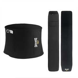 Sports Weightlifting Waist Support Corset FFW022 Black/L 2ea