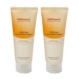 Cell Fusion C Pore Sun Cleansing Foam 150ml 2pcs / 셀퓨전씨 포어 썬 클렌징 폼150ml 2개