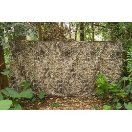 AUSCAMOTEK Duck Blind Material Camo Netting for Waterfowl Hunting Boat Camouflage Nets Dry Grass Pattern 5ft×13ft