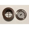 D & W INC. 4" WALNUT Round Rotaire Grille Heat