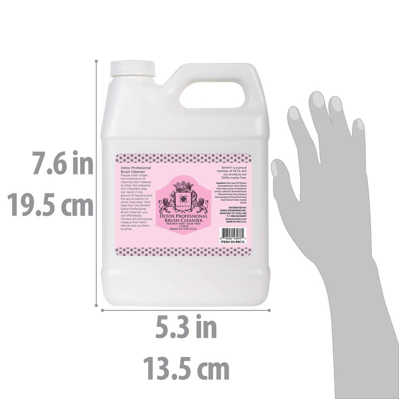 SHANY DETOX Professional Makeup Brush and Sponge Shampoo, Brush Cleanser,