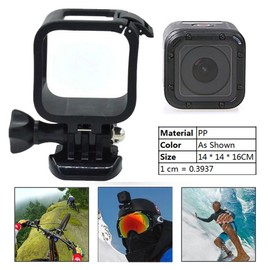 DGBAY Hero Protective Case, Frame Compatible with GoPro Hero 4 5 Session,Housing Border Protective Shell Case Accessories with Quick Pull Movable Socket & Screw