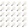 Globe Clear LED Globe G40 Replacement Bulbs for Outdoor String