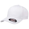 Flexfit Unisex Wooly Combed Cap (S/M) (White)