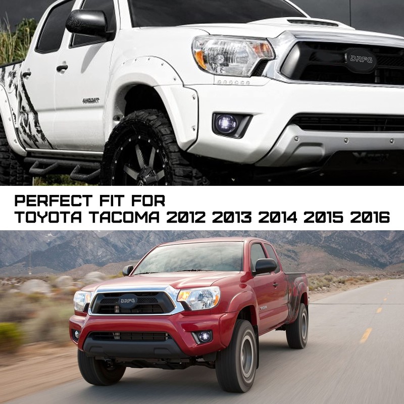 DRFG LED Fog Light with DRL Compatible for Tacoma 2012
