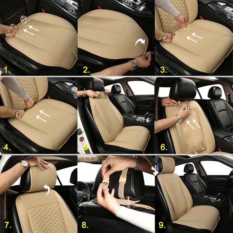 Black Panther Car Seat Cover, 1 Piece Universal Sideless Driver