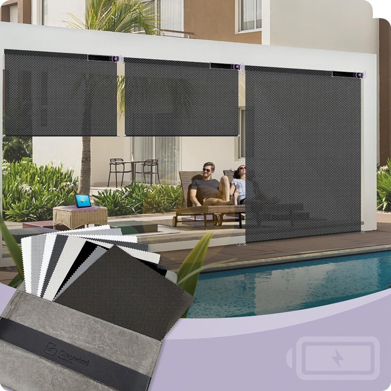 Graywind Fabric Samples for Outdoor Roller Blinds