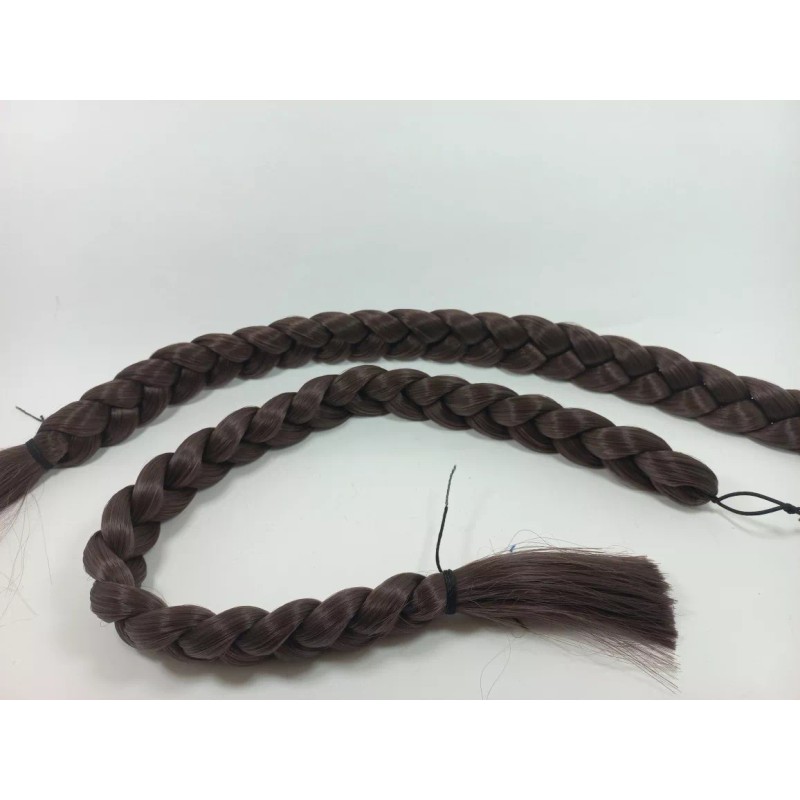 Bootleg Par De Trenzas Cabello Sintético 55 Cm Color Castaño