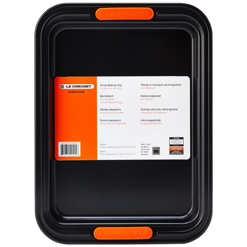 Le Creuset Non-Stick Carbon Steel Small Rectangular Baking Tray, 32.2