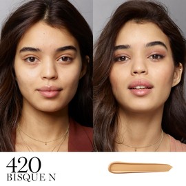 Lancôme Teint Idole Ultra Wear All Over Full Coverage Concealer - Natural Matte Finish & Lightweight Under Eye Concealer - Up To 24H Wear - 420 Bisque Neutral