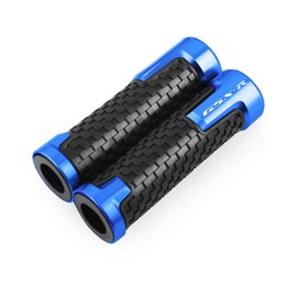ANTMOTO Motorcycle Handlebar Grips Non Slip 7/8" Rubber Handle Competitive Racing Grip for Suzuki GSXR1000 GSXR1000R GSXR1000RZ GSXR1000X GSXR150 GSXR600M GSXR750Z GSXR750X GSXR750 GSXR600Z (Blue)