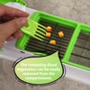 4pcs Vegetable Chopper Cleaning Tool Fork, Salad Onion Chopper Cleaning