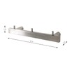 HAKU Möbel Stainless Steel Coat Rack W 26 x D