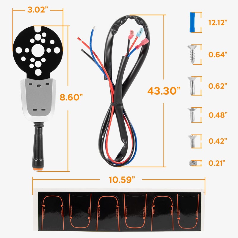 PT1000-1P Single Bezel Switch, Replace for PT1000-1P Pro Trim Bezel