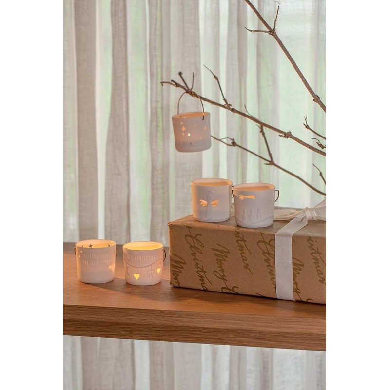 Porzellanlaterne "Weihnachtswunder"