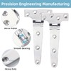 RiaYer Heavy Duty 316 Stainless Steel T Hinges, Marine Grade,