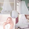 KSVFTB 2 Set Mosquito Net for Bed, White Dome Mosquito
