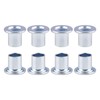 WHEELGOO 4-Pack PU Inline Skate Wheels Flashing Wheels Replacement w/Bushings