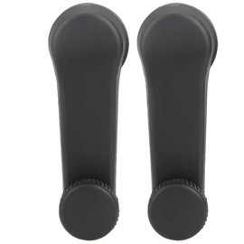 Car Window Crank Handles, 1 Pair Black Window Winder Handles ABS Winder Crank Riser Handle Kit Replacement for Golf MK3 MK4 Vento Bora 1997-2010