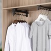 Heavy Duty Extendable Pull Out Closet Rod - Sliding Wardrobe