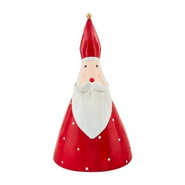Mud Pie Tin Santa Sitter, Large, 13" x 7 1/2"