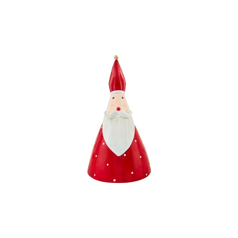 Mud Pie Tin Santa Sitter, Large, 13" x 7 1/2"