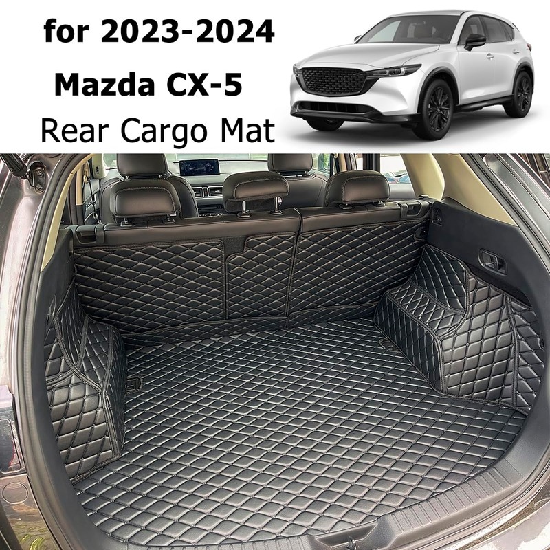7DEEKEI Cargo Mat for 2023-2025 Mazda CX-5 Trunk Mat and