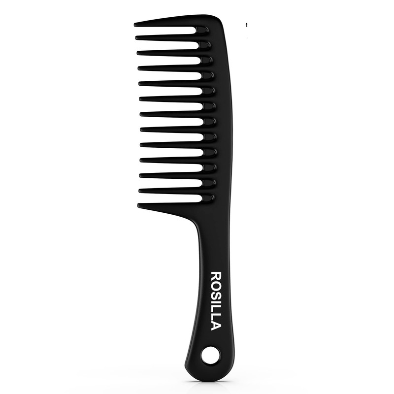 ROSILLA 24.5cm Curling Comb for All Hair Types Without Tearing